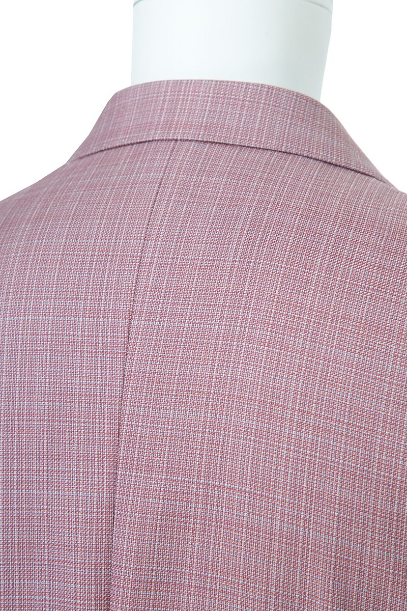 Complete outfit featuring the Enzo Dusty Pink Sport Coat, a made-to-order men's Super 130s Italian REDA wool sport coat for weddings and warm-weather events, shipped nationwide by Zane.