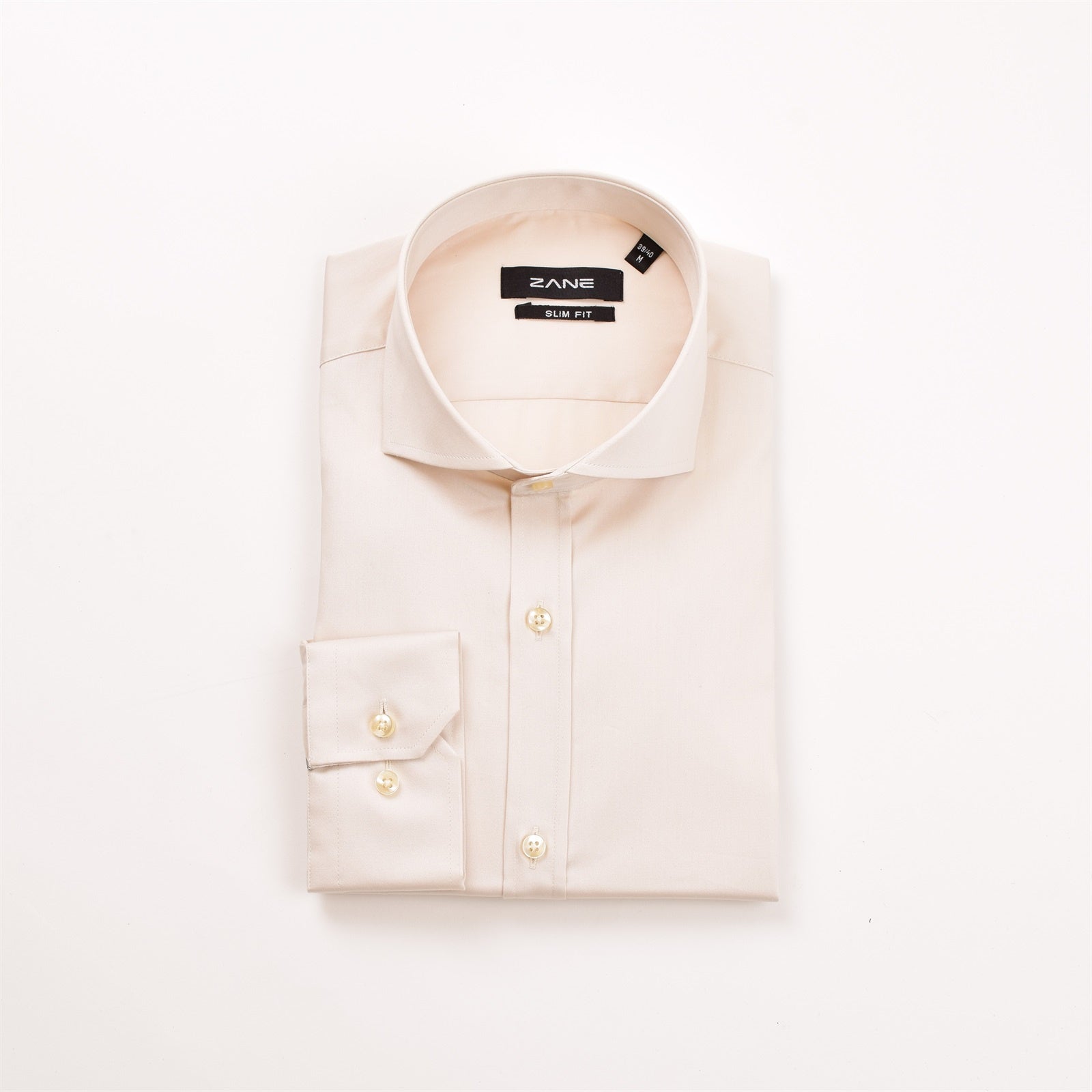 Signature Italian Cutaway Dress Shirt Cream S