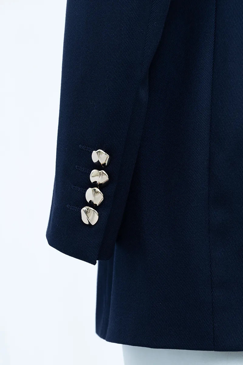 Alessandra Midnight Wool Blazer