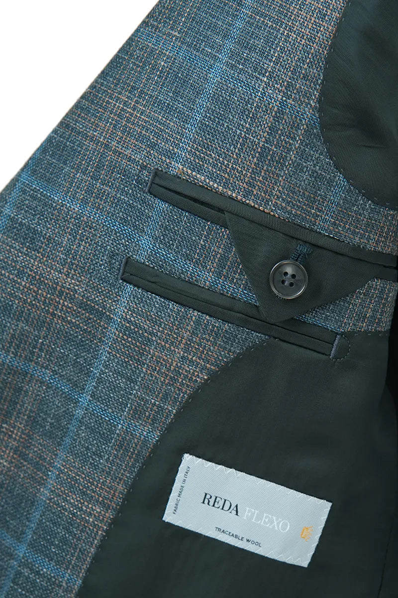 Alessio Emerald Plaid Italian 130s Fabric Sport Coat