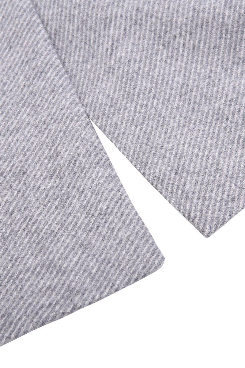 Elora Gray Wool Overcoat