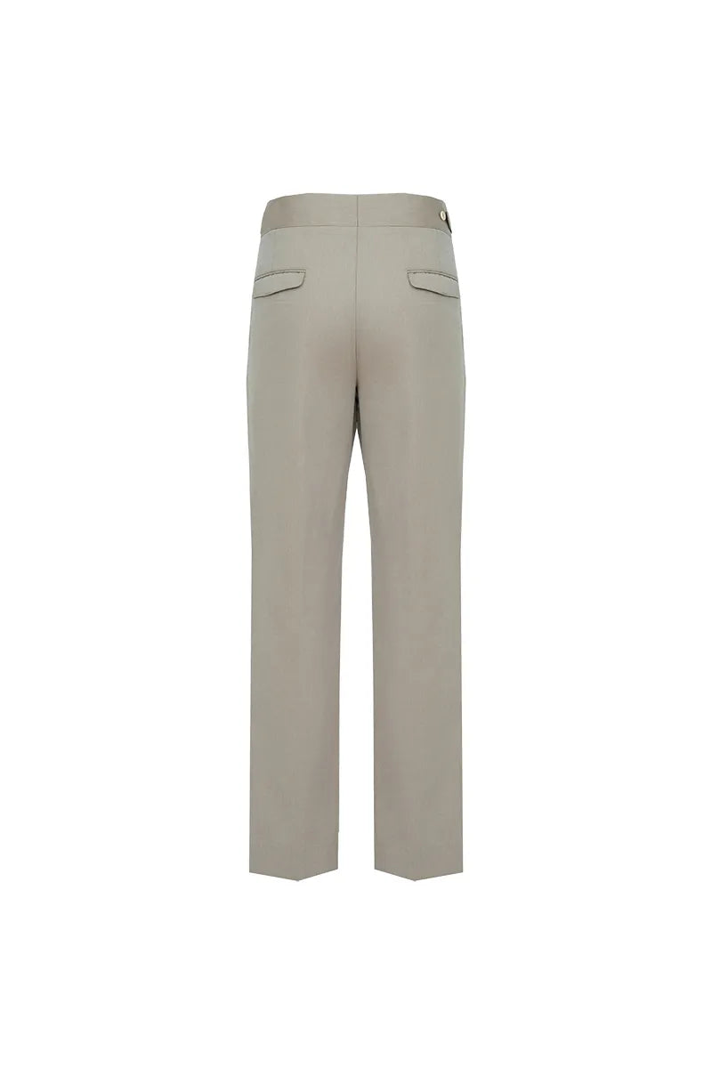 suit pants with stylish modern italian pockets