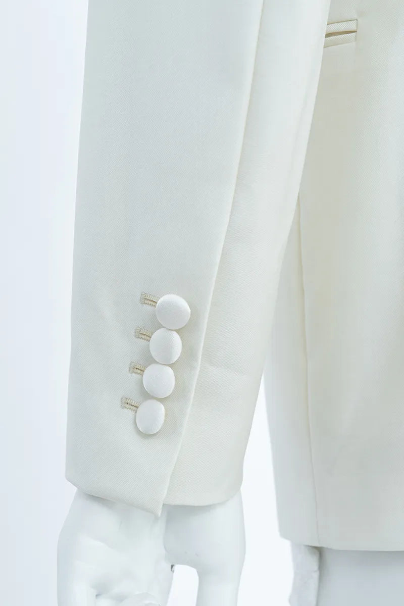 Miami Ivory VBC Italian Wool Tuxedo
