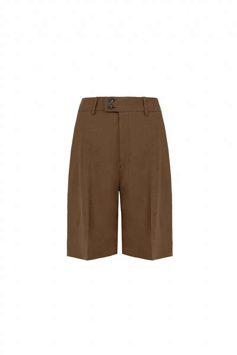 Brown shorts custom made online