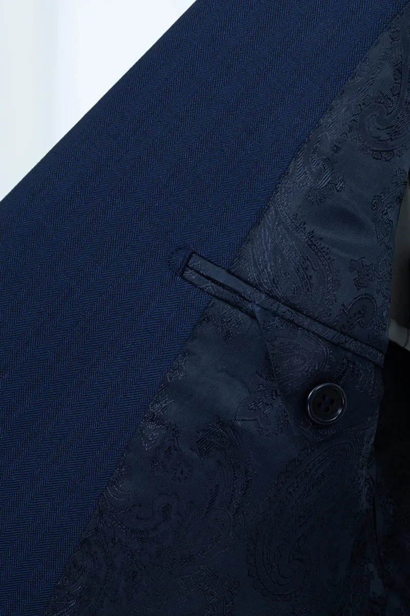 Santa Monica Dark Blue Stripe Blazer