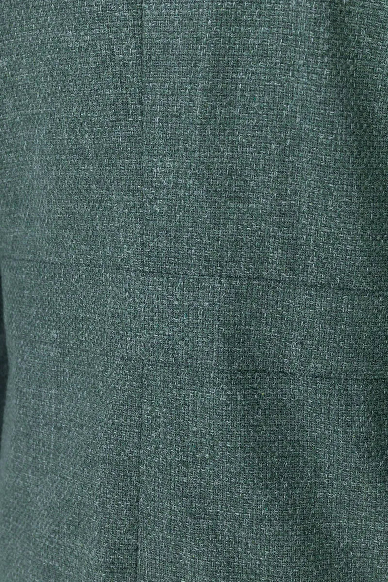 Siena Green Plaid Italian Cotton Wool Sport Coat