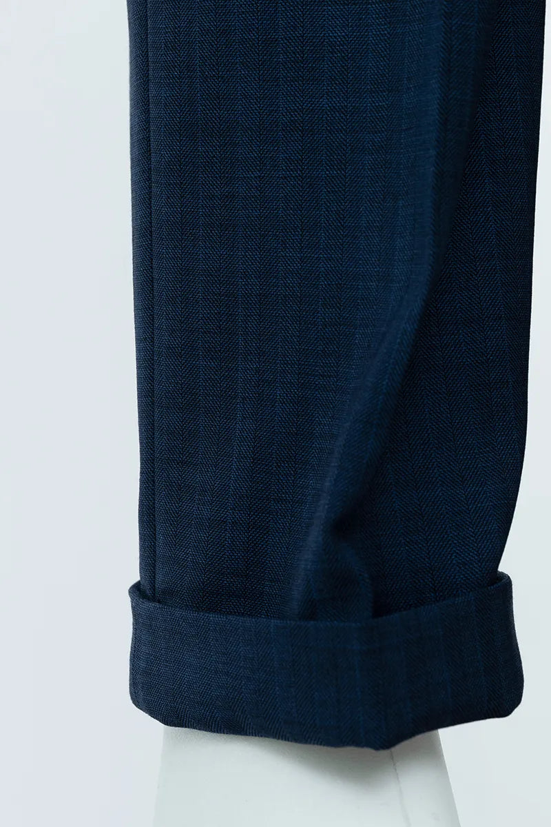 Ravenna Blue Stripe Italian Wool Suit