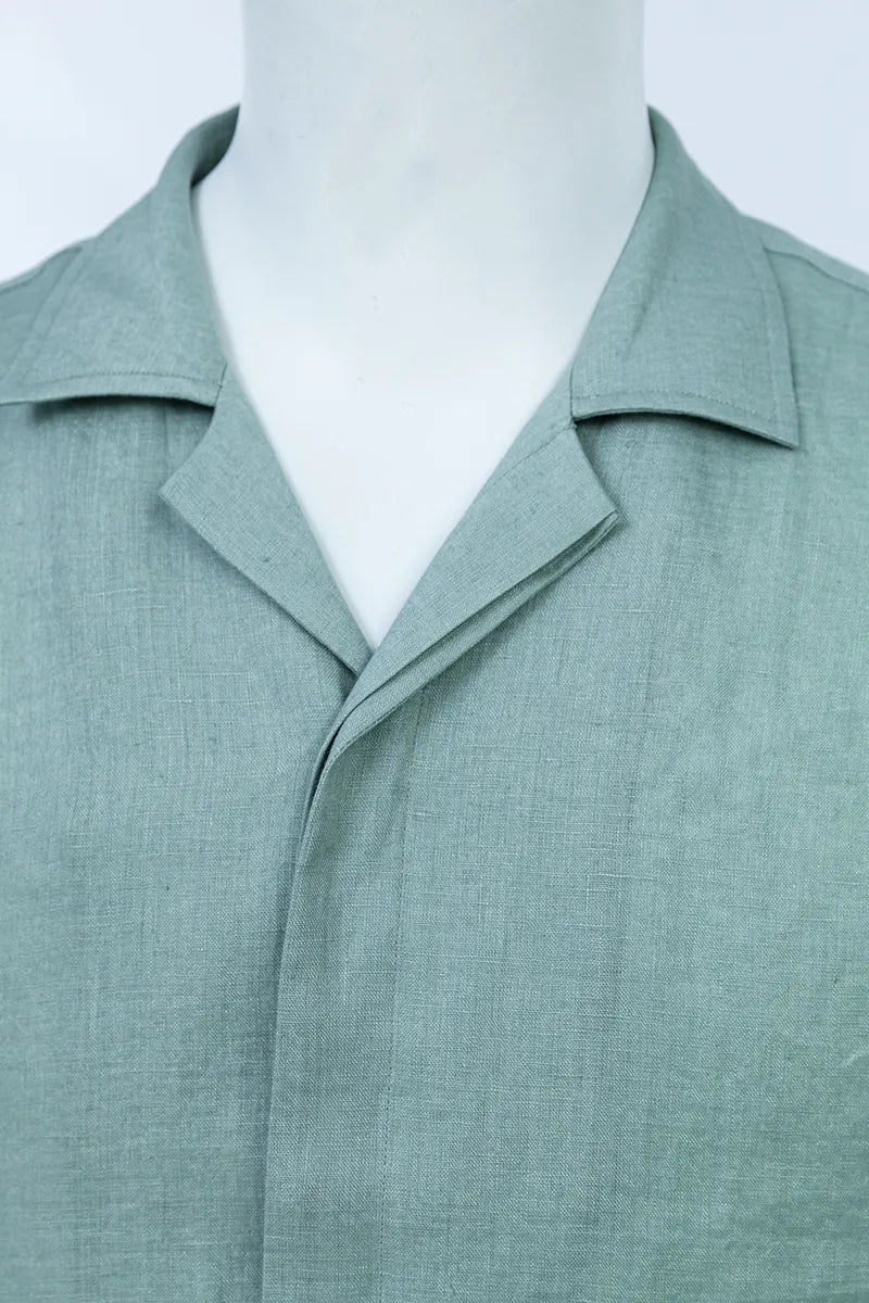 Pasadena European Linen Short Sleeve Shirt