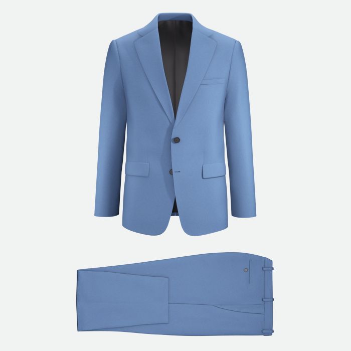 Blue suit for Detroit business professionals
