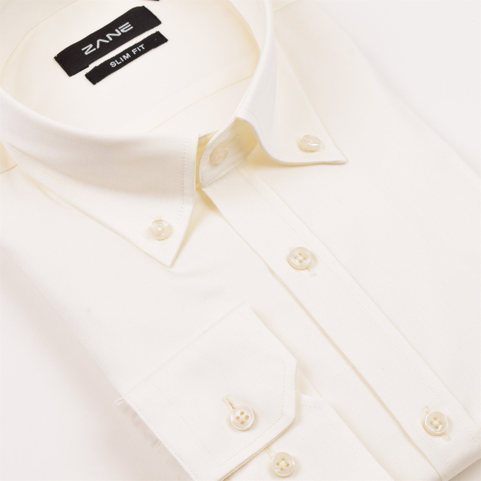 Classic button down slim fit dress shirt