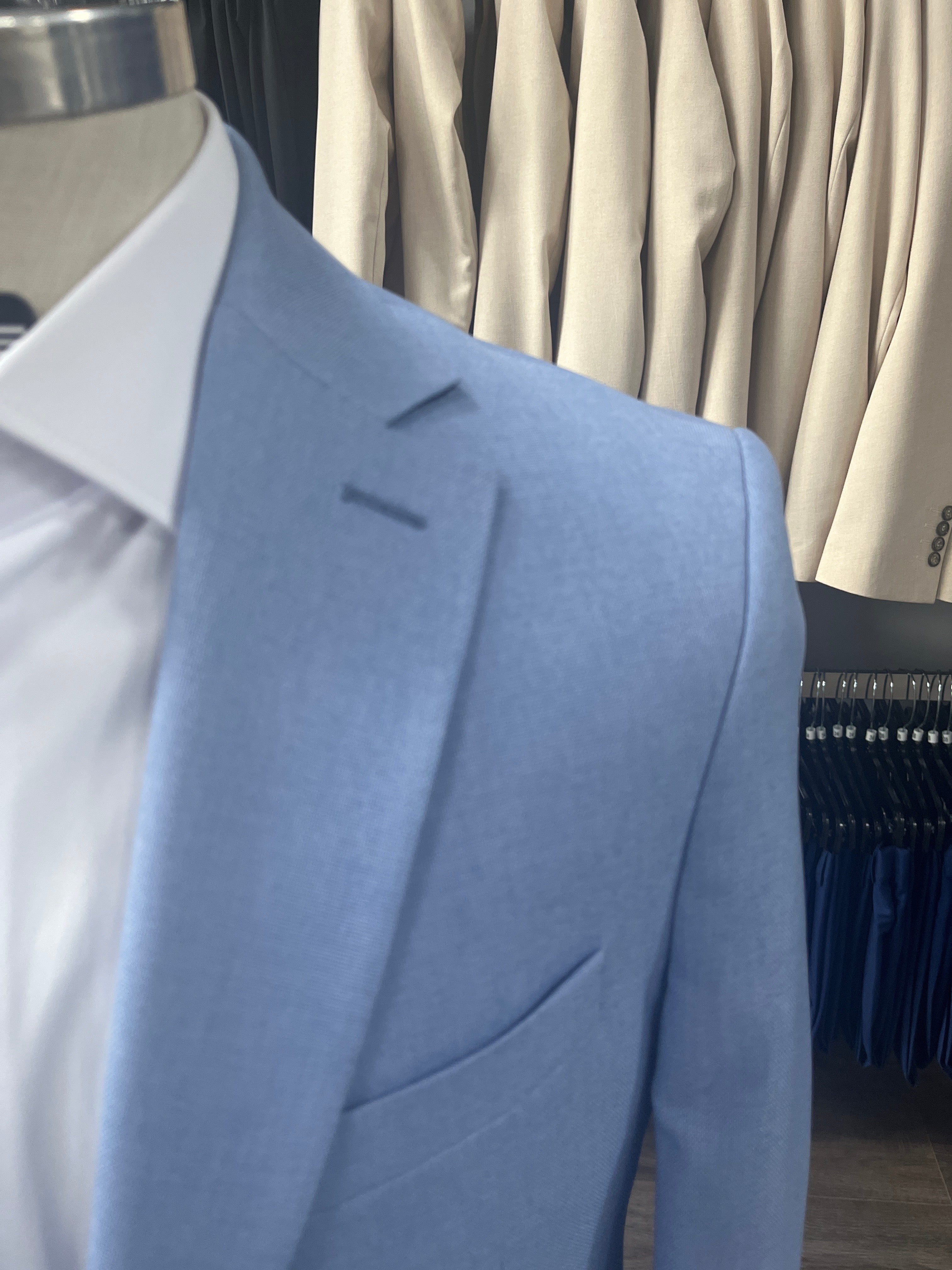 Teal sport coat for San Francisco business professionals