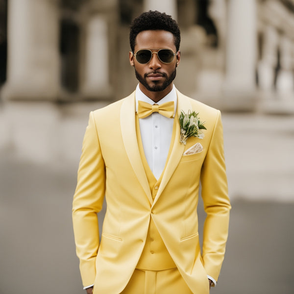  Yellow Prom Tuxedo - customize your prom suit tuxedo