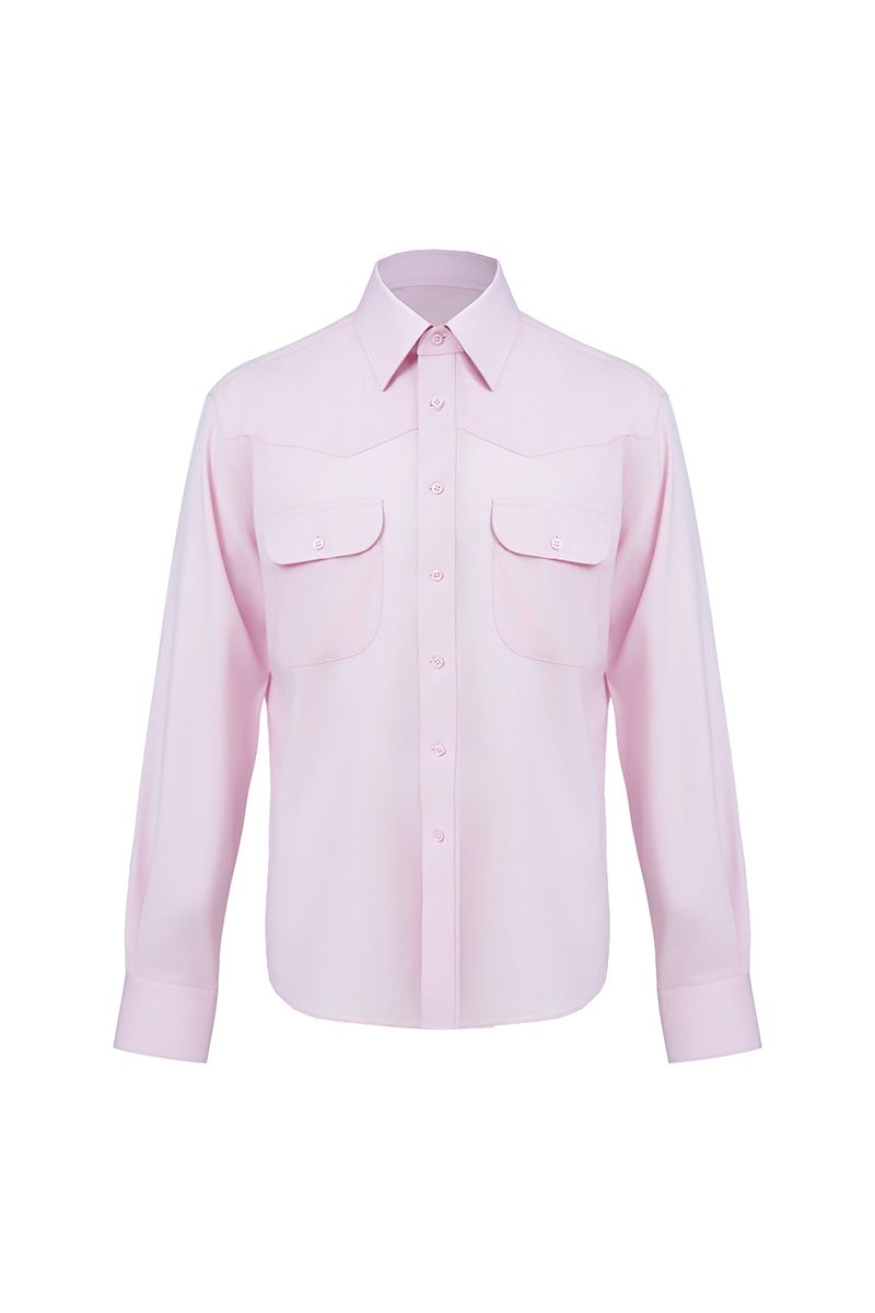 Shoulder and sleeve detail of the Enzo Dusty Pink Sport Coat in Super 130s Italian REDA wool, a made-to-order men's jacket tailored to your measurements and shipped nationwide by Zane.