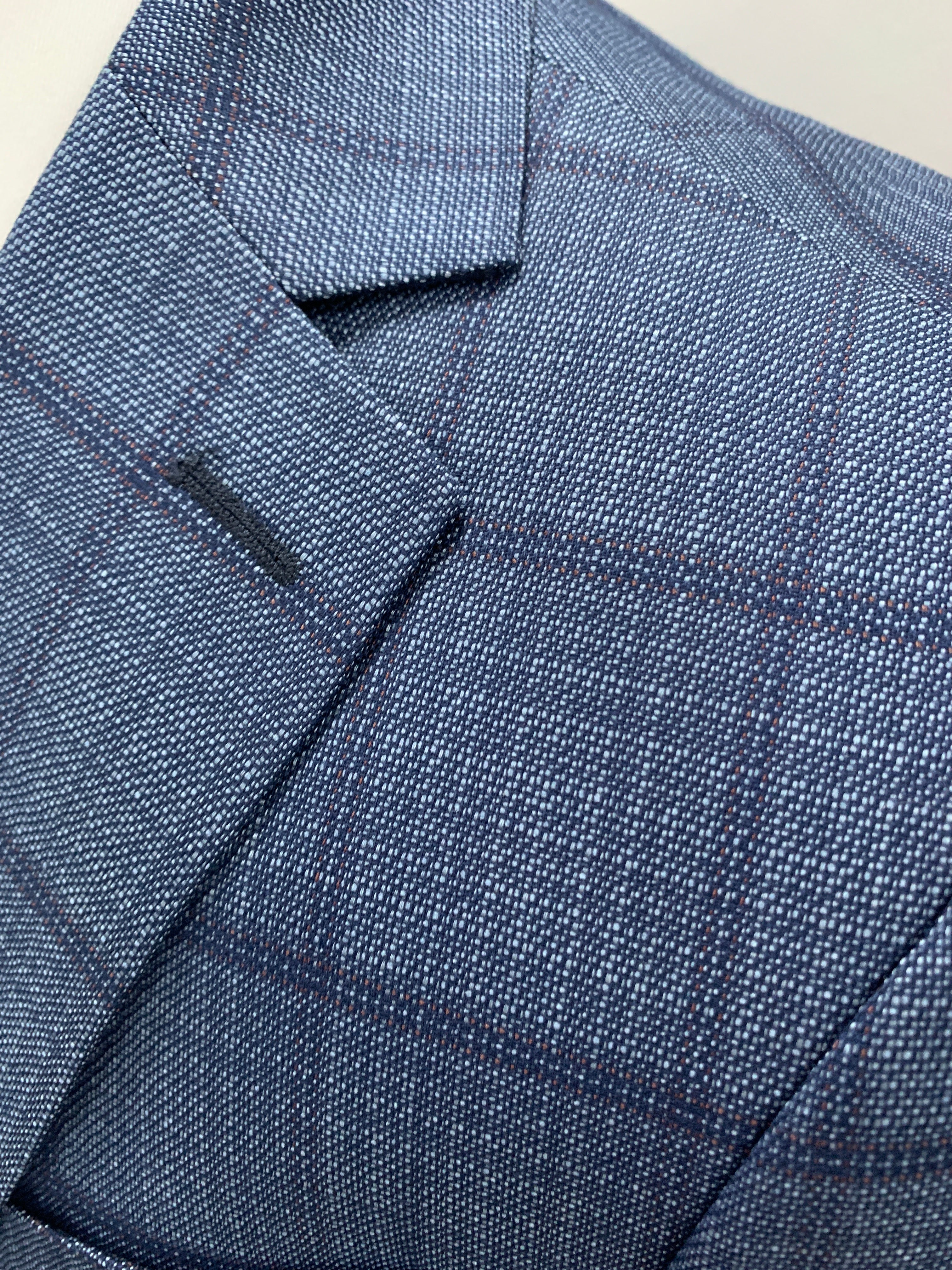 510579 Plaid Blue Sport coat