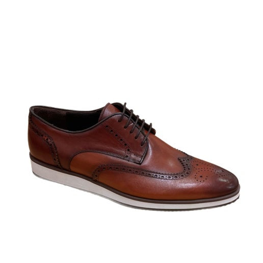 6252BRN Brown Oxford Semi-Casual