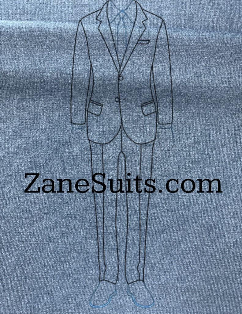 Blue Slim Fit Suits For Business Made To Order Quality Suit