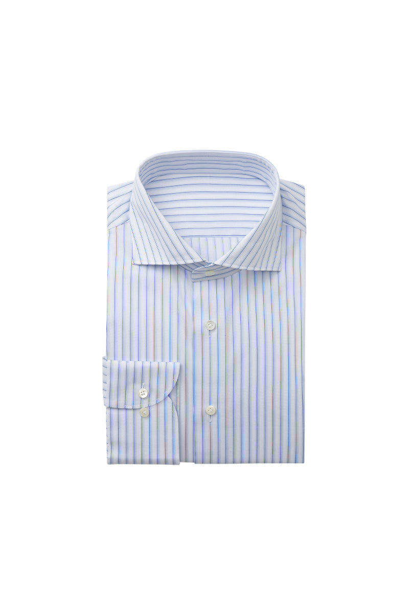 Classic Striped Cotton Dress Shirt