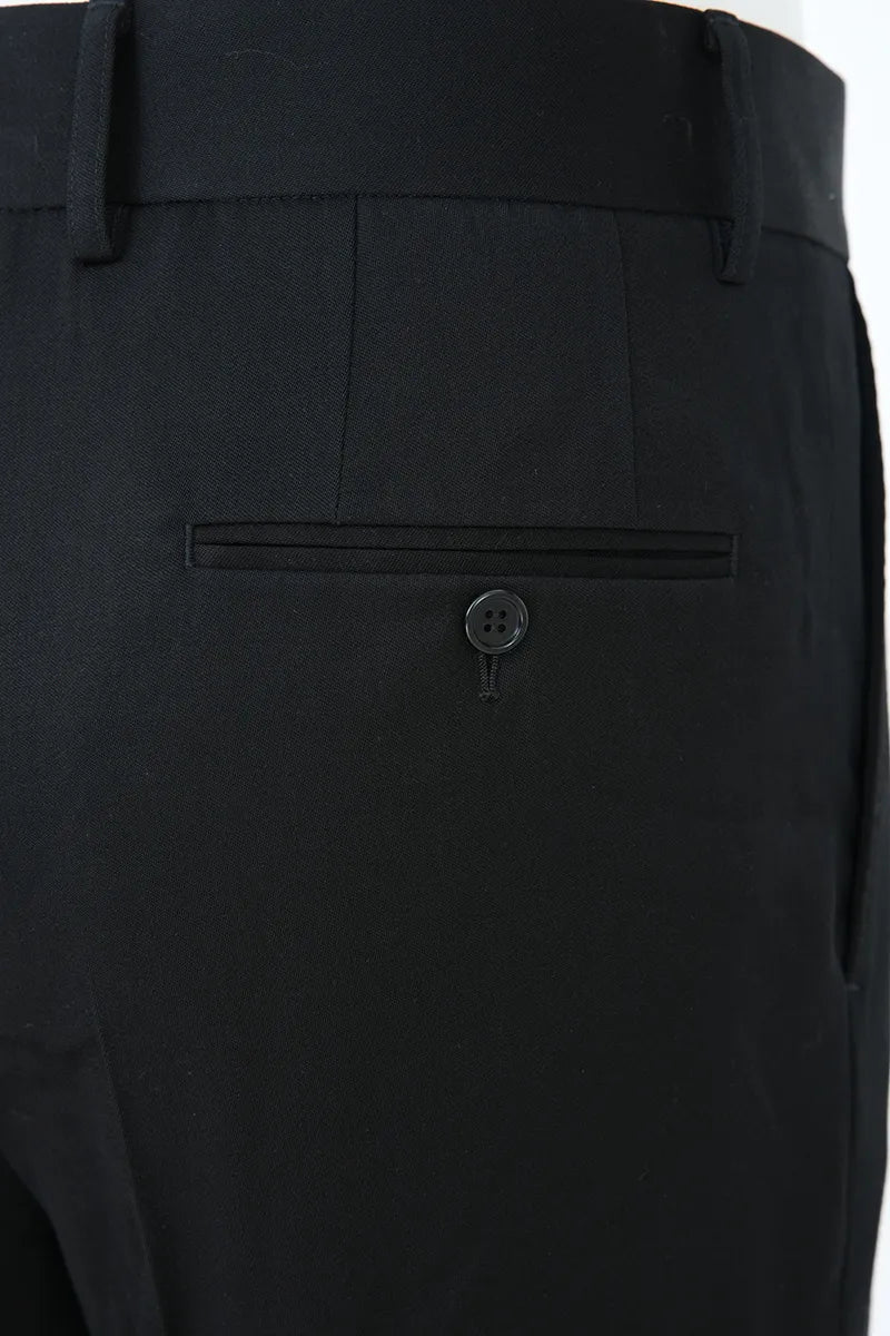 Dominic Black Cashmere Blend Double Breasted 2 Piece Tuxedo