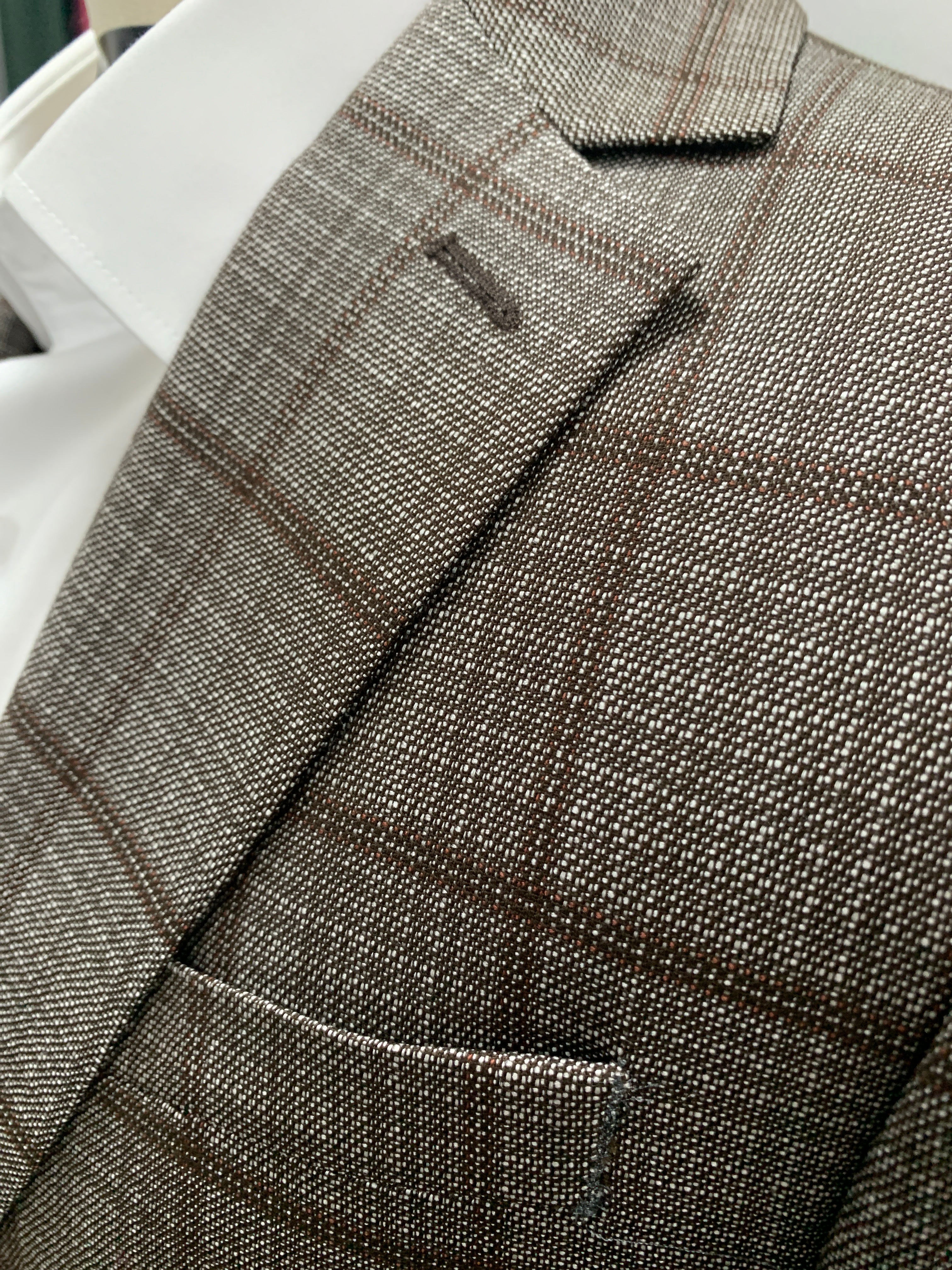 510243 Plaid Brown Sport Coat