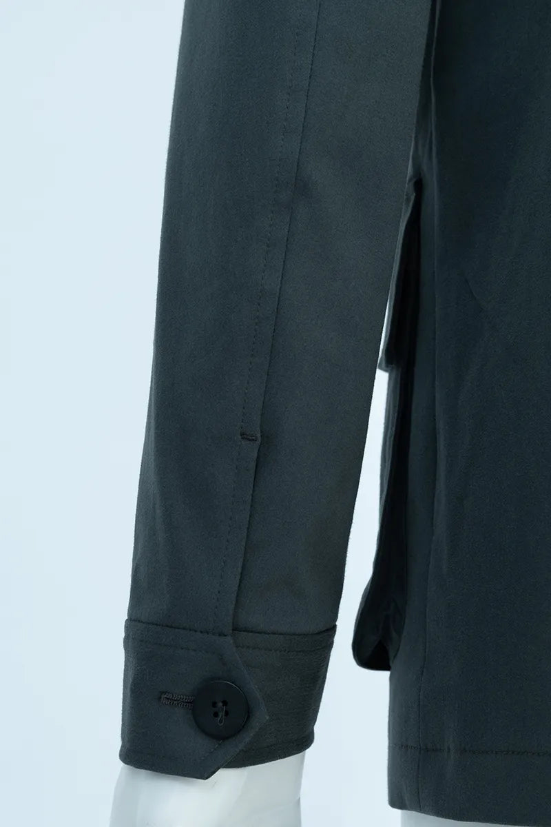 Elliot Slate Cotton Stretch Field Jacket