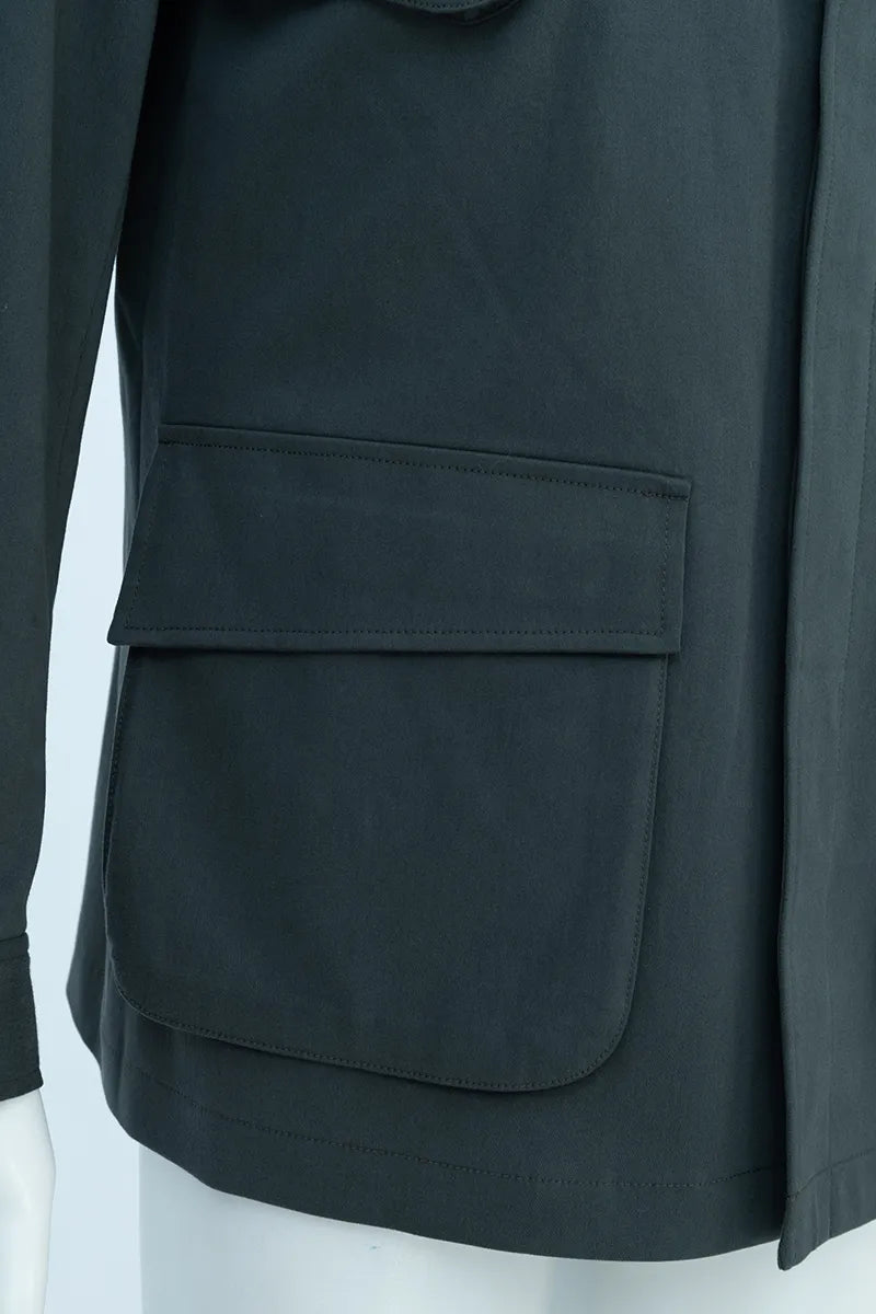 Elliot Slate Cotton Stretch Field Jacket