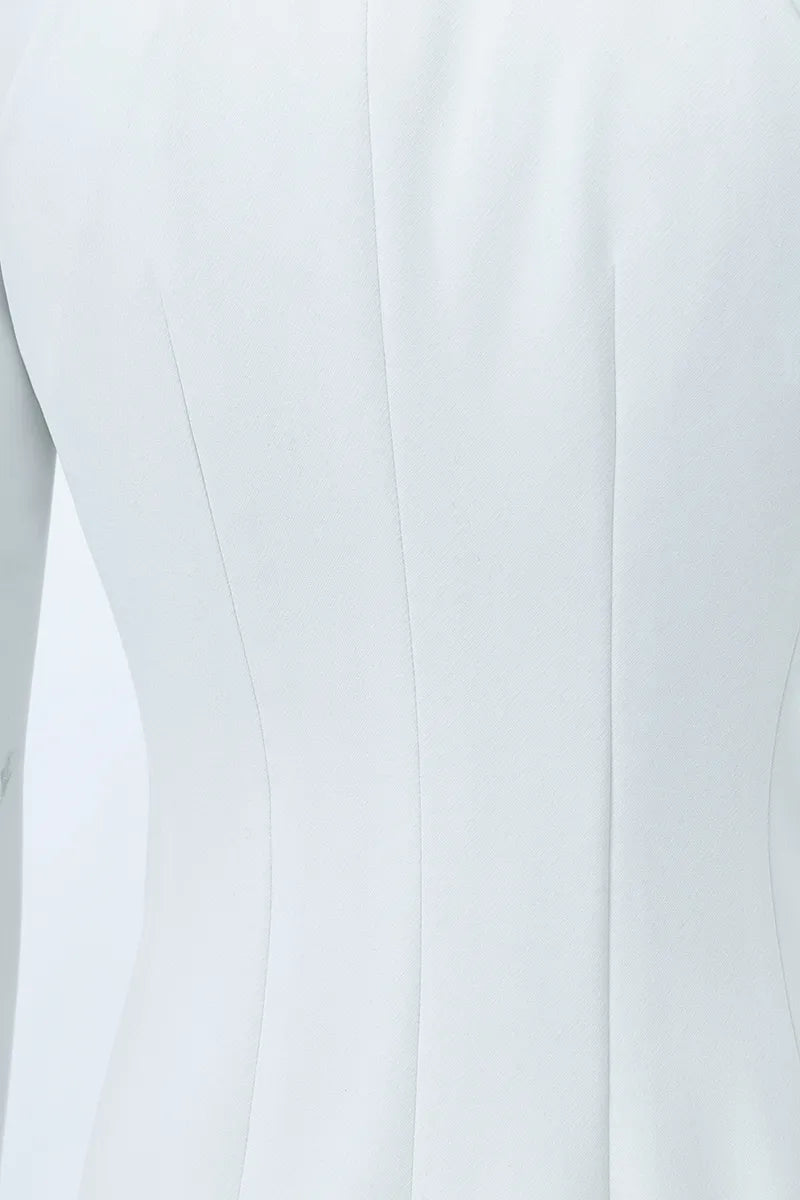 Isabella Roma White Halter Vest