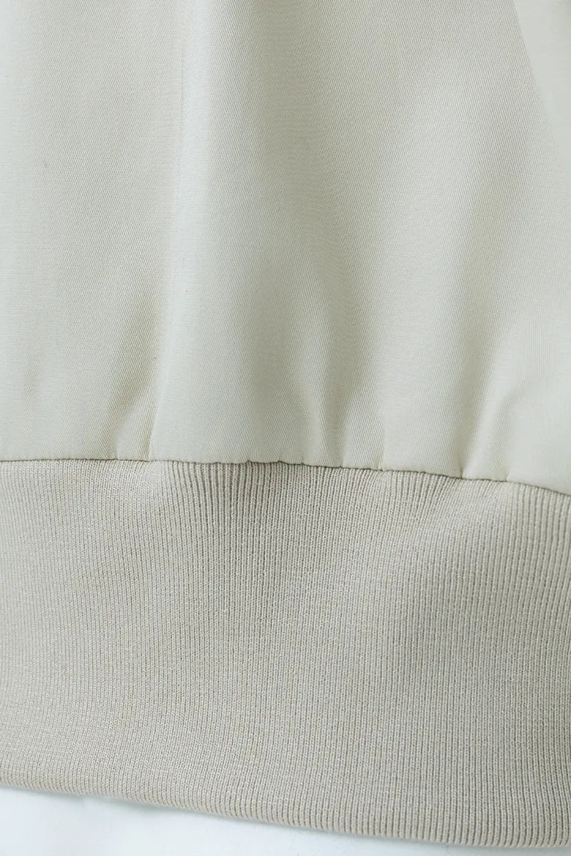 Monaco Cream Stretch Cotton Jacket