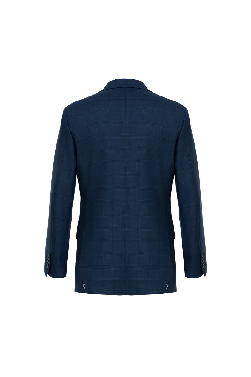Navy blue suit jacket customm suits for business wool blazers jacksonville fl 