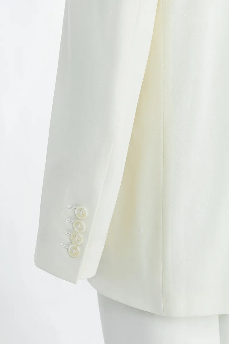 Portofino Cream Double Breasted Suit