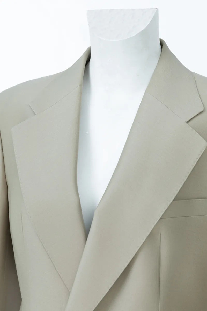 Siena Khaki Silk Blend Blazer