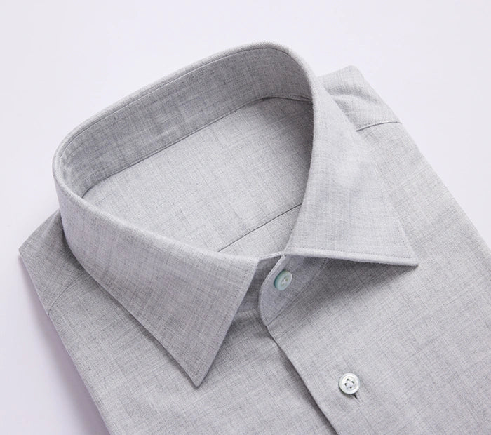 Geneva Light Gray Cotton Shirt