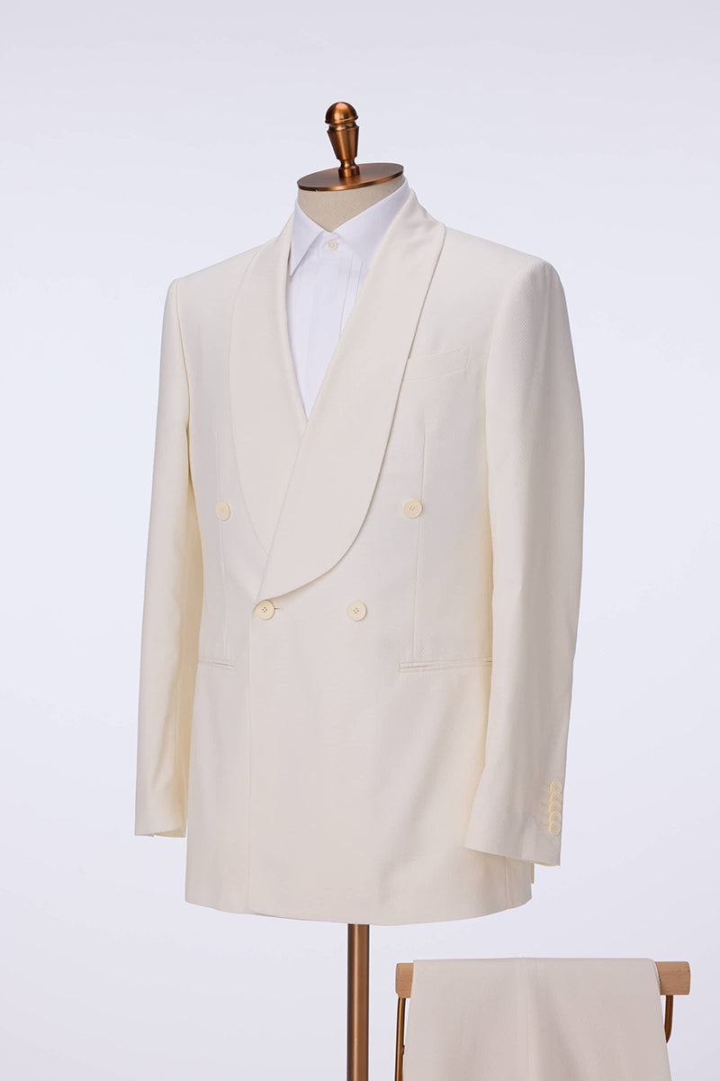 White Wool Tuxedo Slim Fit tailored available in made to measure option ,custom made tailored suits in all colors fitted to you, jacquard tuxedos for wedding (4)