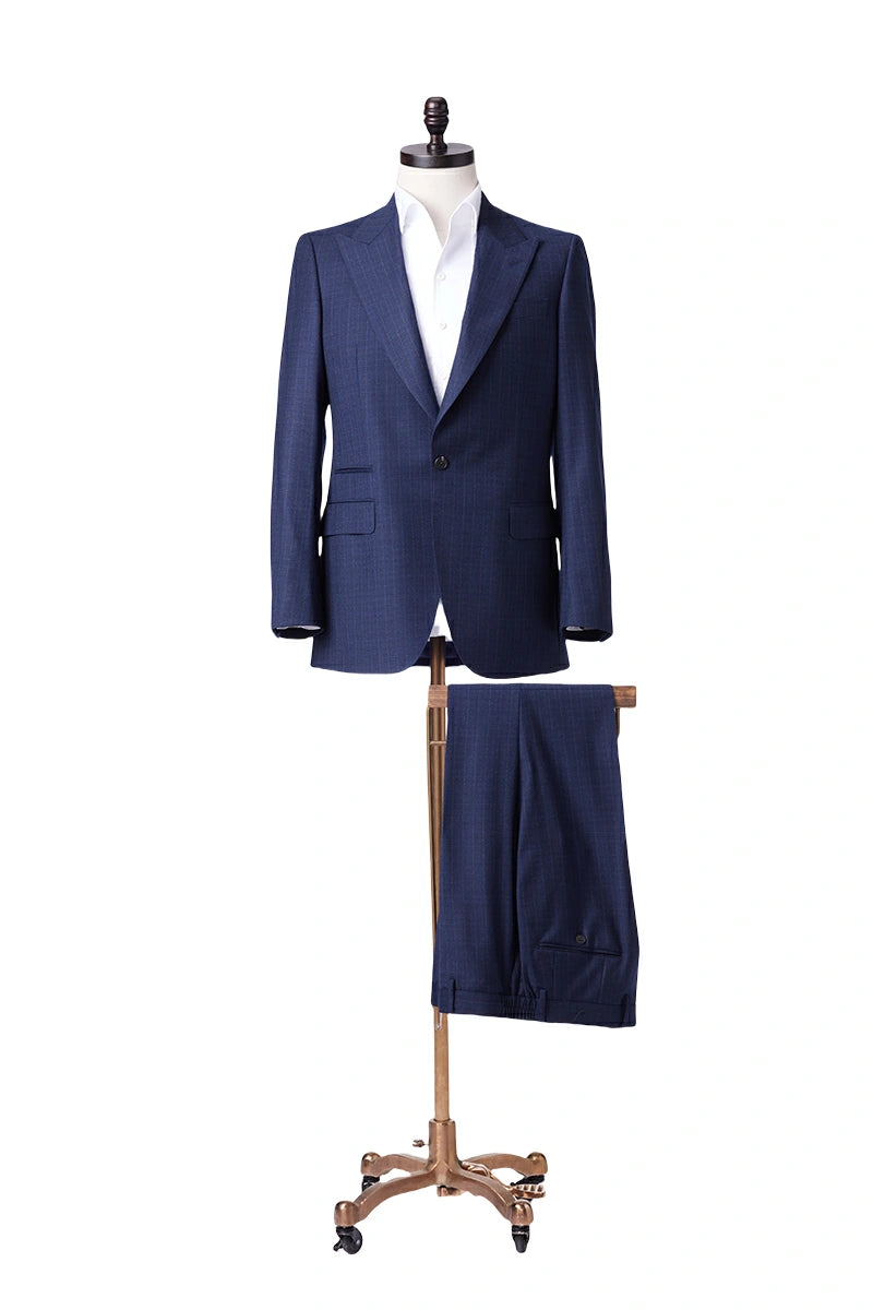 Essential Wool Blend Stripe Suit