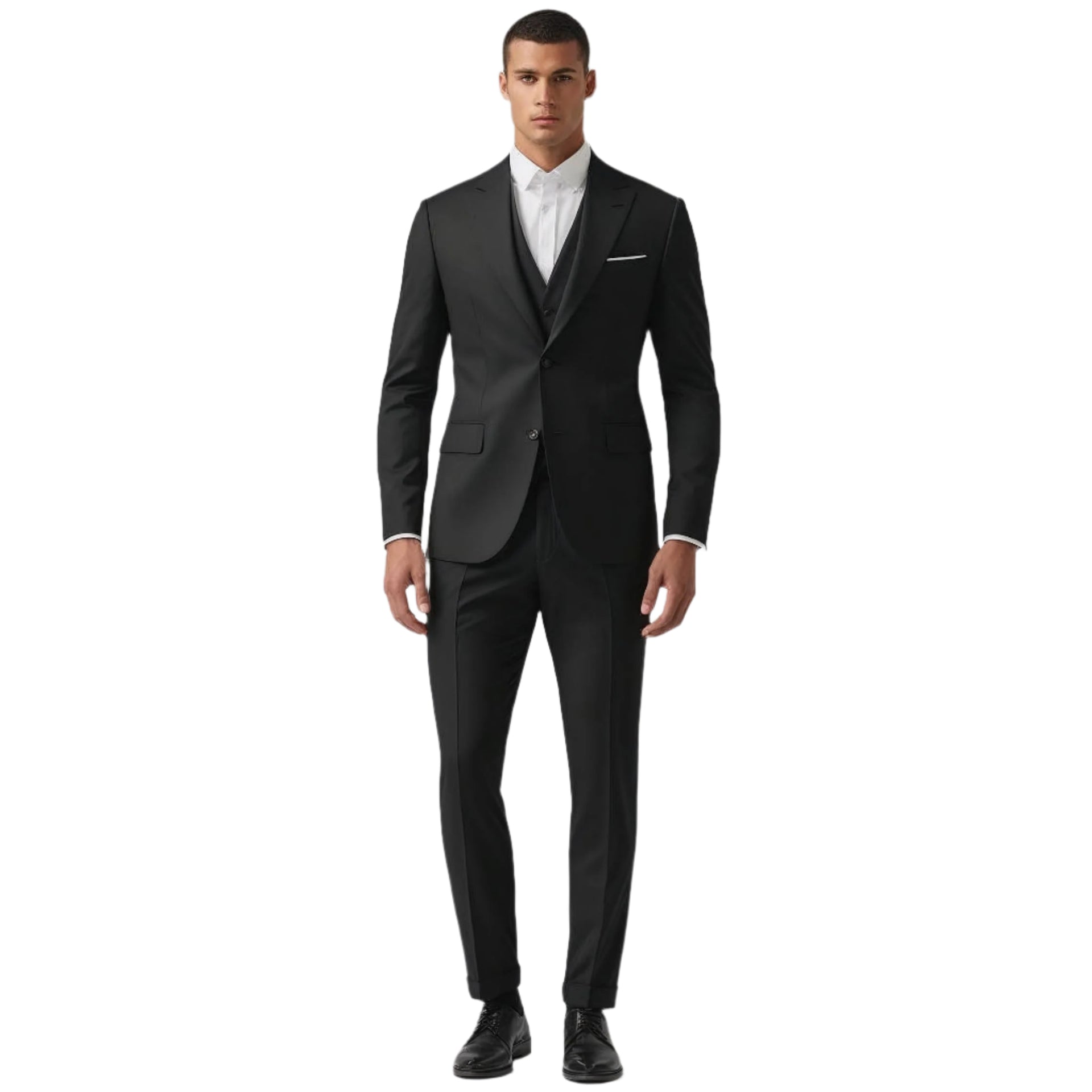 white dress shirt with black suit Regular Fit | Made to Order For special events Hailee Steinfeld wore a lx-WDRS403 Skirt /Train Type:Convertible Mermaid-to-Mini with Detachable Overskirt Train