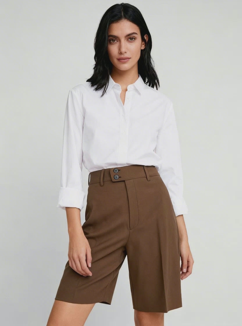 women tailored shorts custom made clothing near me 
