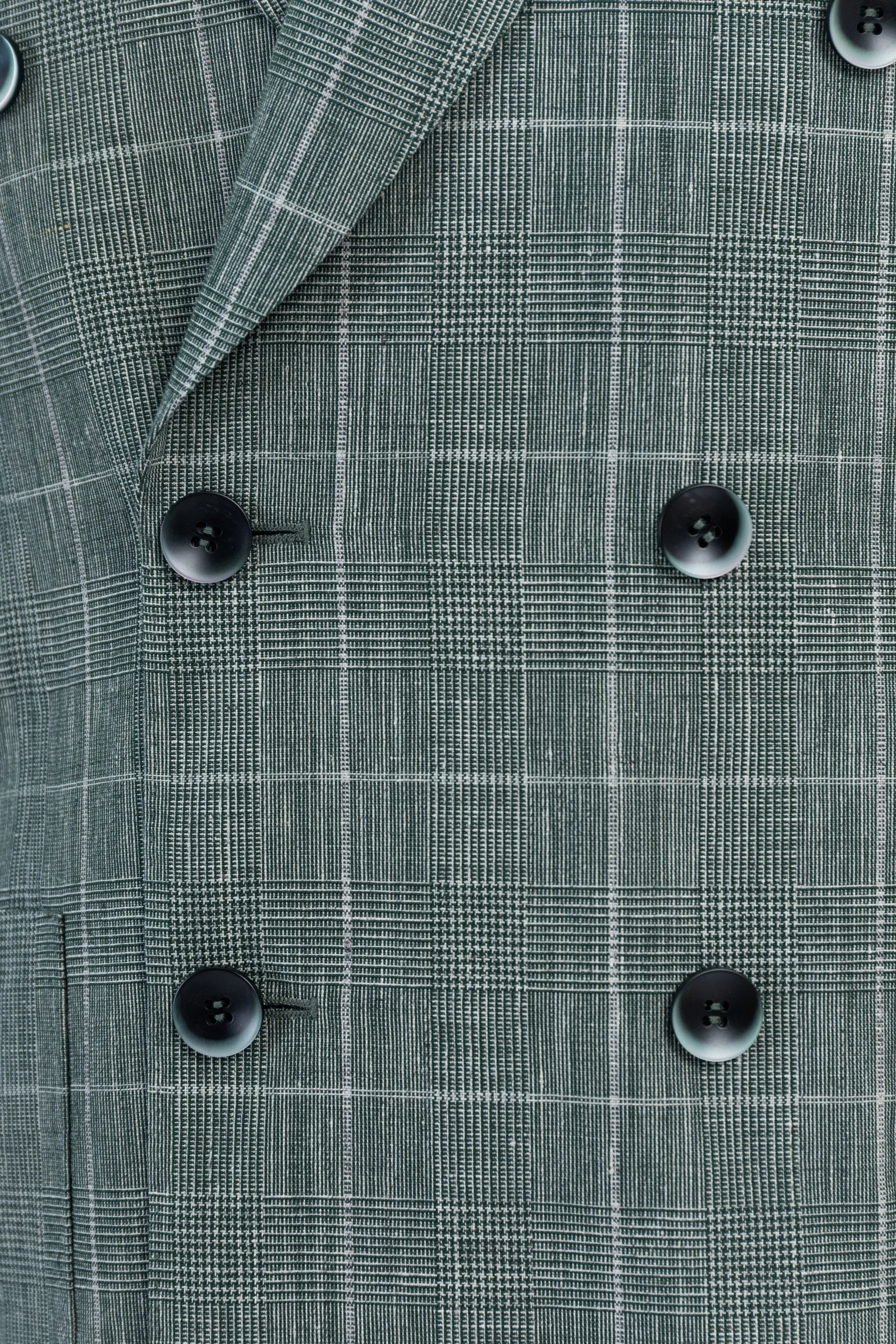 Greenwich Plaid Linen Blend Sport Coat